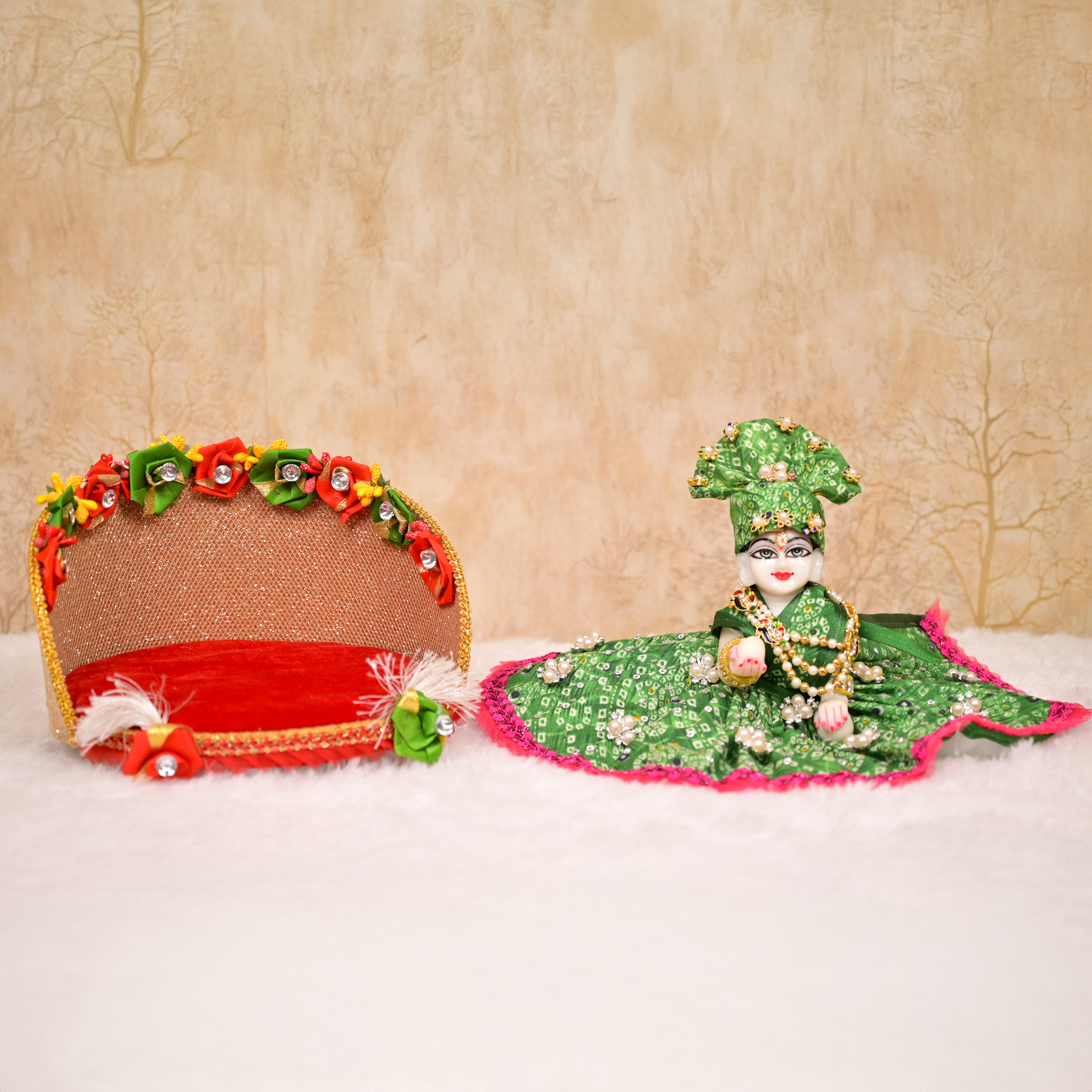 Decorative Bal Gopal Singhasan